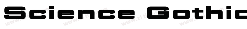 Science Gothic Black字体转换 Science Gothic Black字体转换